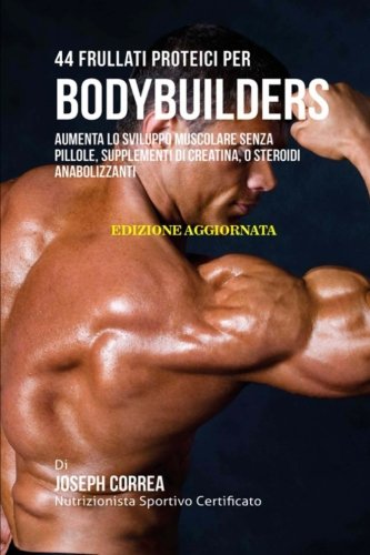 Bodybuilder flexing muscles on book cover.